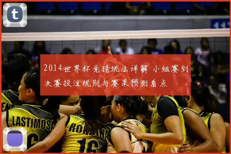 2014世界杯竞猜玩法详解 小组赛到决赛投注规则与赛果预测看点